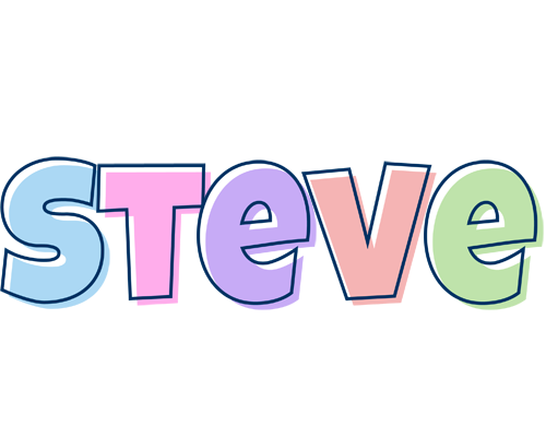 Steve pastel logo
