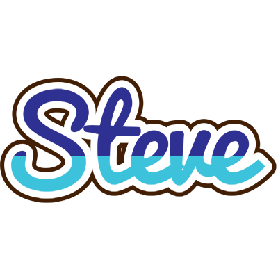 Steve raining logo