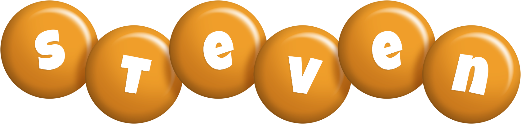 Steven candy-orange logo