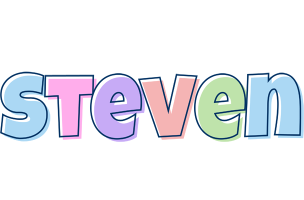 Steven pastel logo