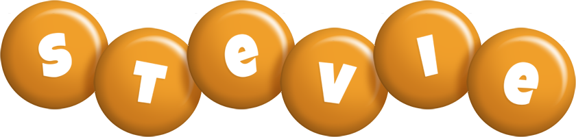 Stevie candy-orange logo