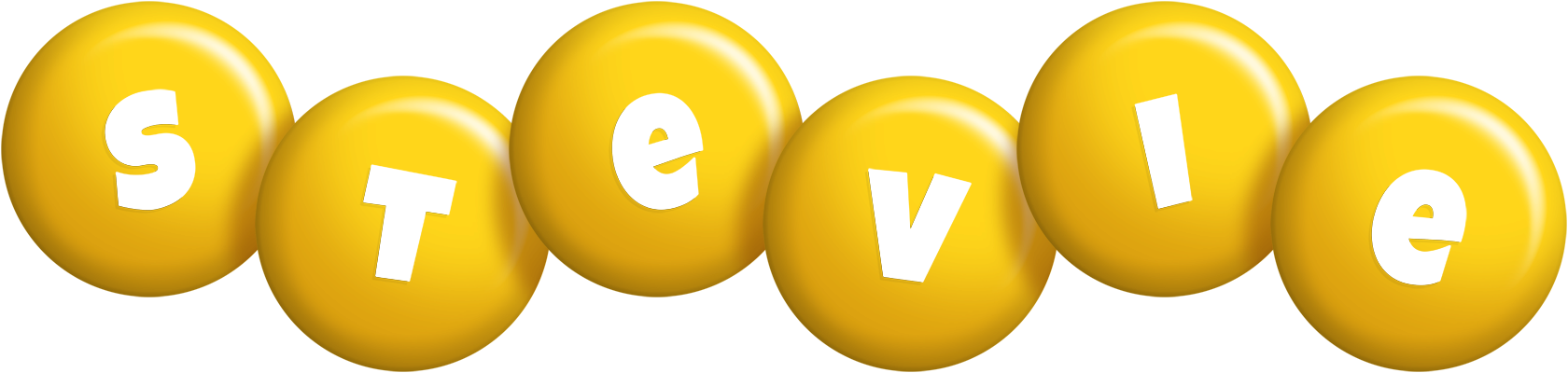 Stevie candy-yellow logo