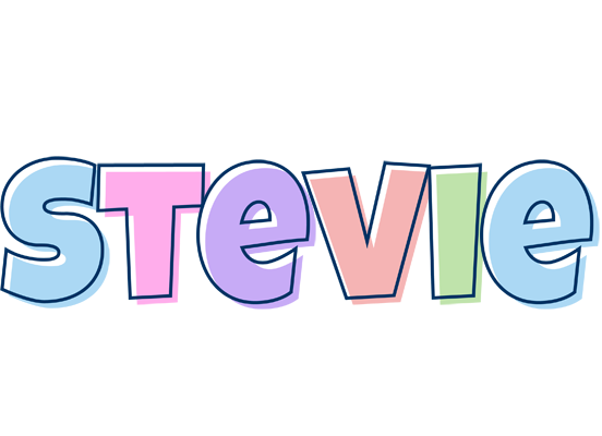 Stevie pastel logo