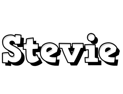 Stevie snowing logo