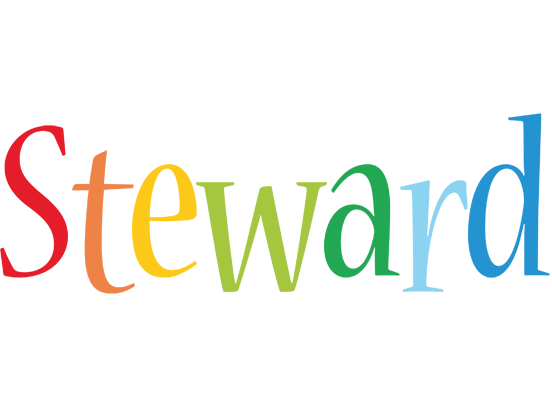 Steward birthday logo