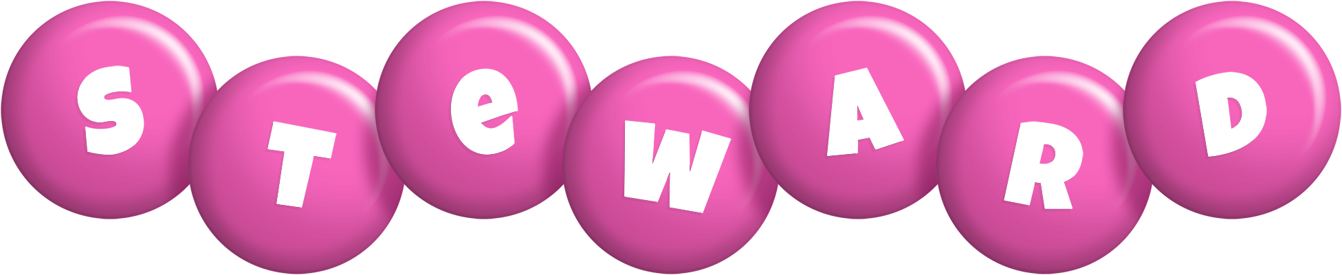 Steward candy-pink logo