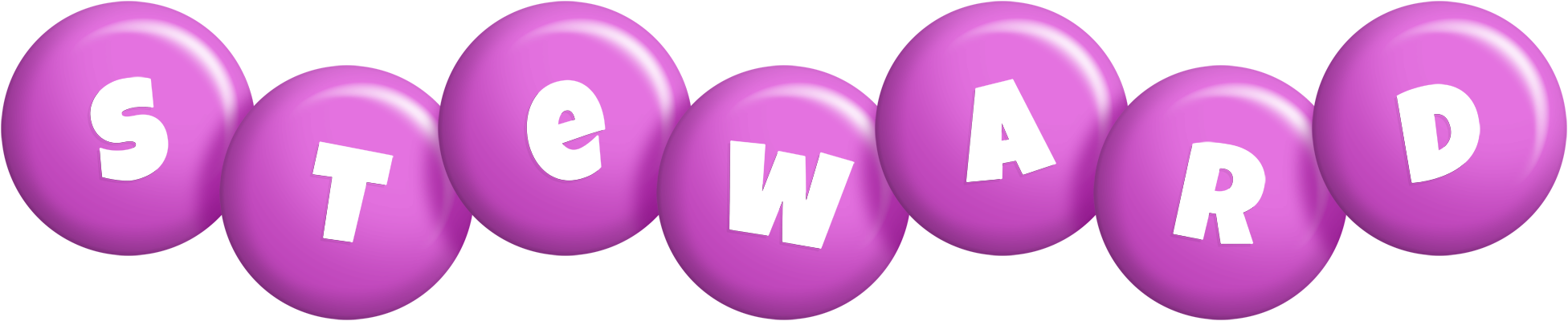 Steward candy-purple logo