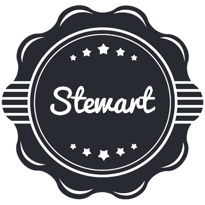 Stewart badge logo
