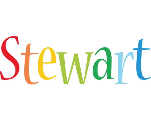 Stewart birthday logo