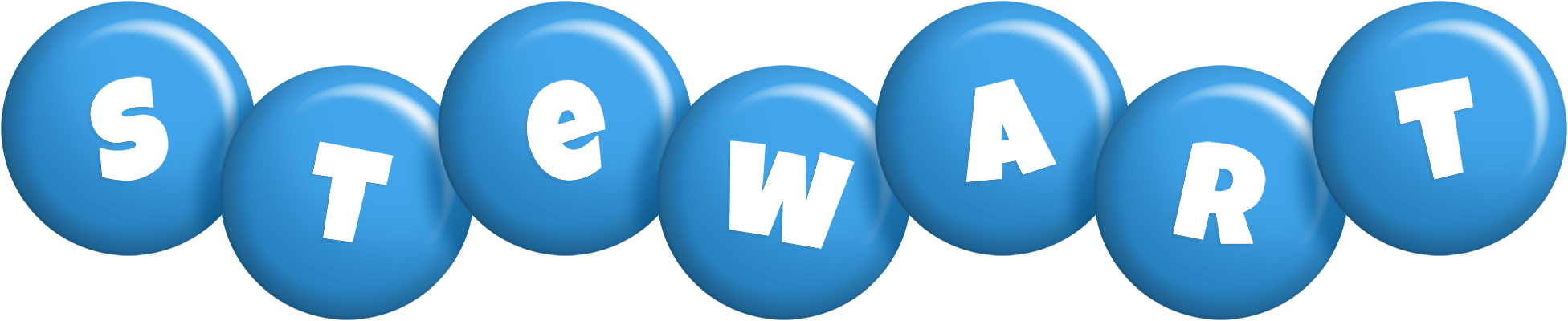 Stewart candy-blue logo