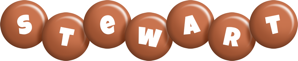 Stewart candy-brown logo