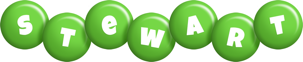 Stewart candy-green logo