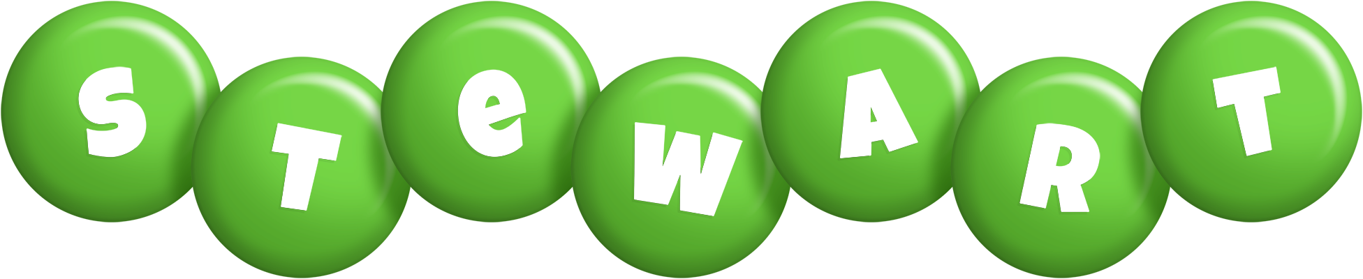 Stewart candy-green logo