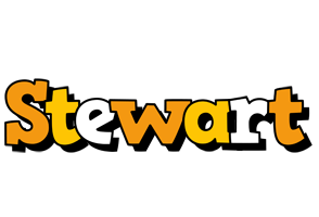 Stewart cartoon logo