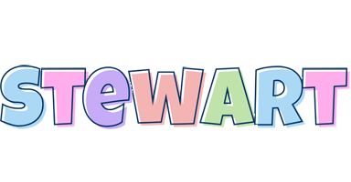 Stewart pastel logo