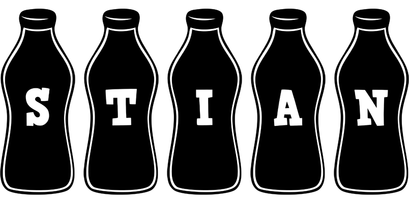 Stian bottle logo