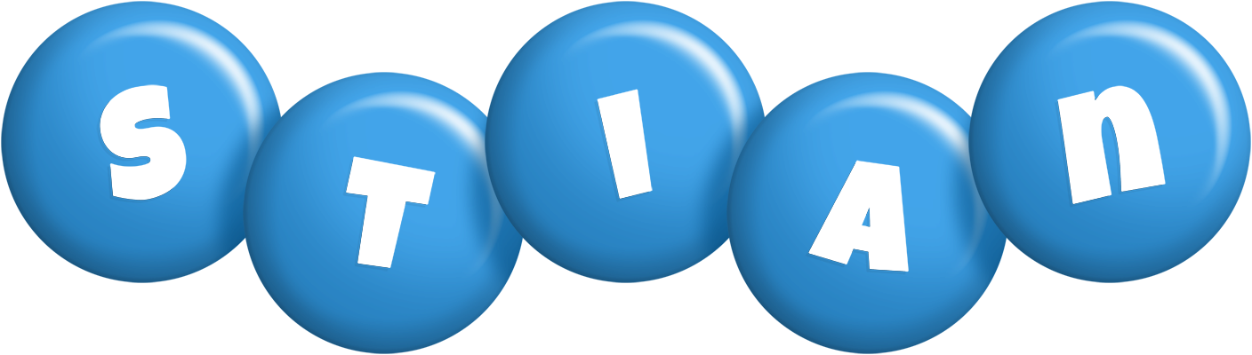 Stian candy-blue logo