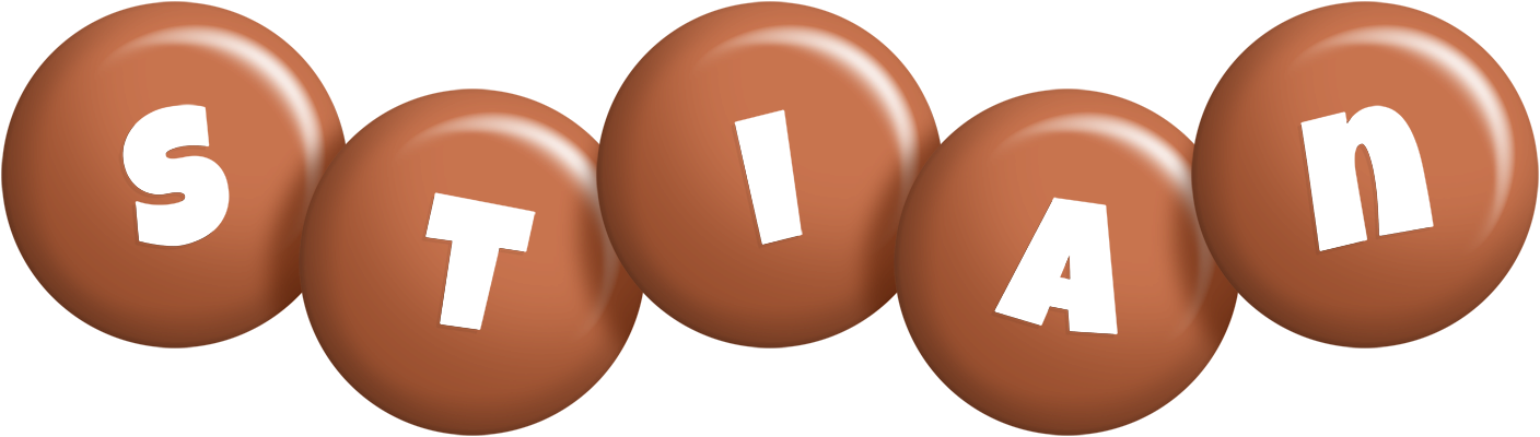 Stian candy-brown logo