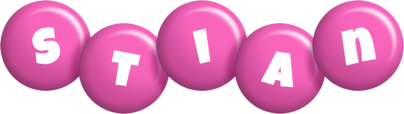 Stian candy-pink logo