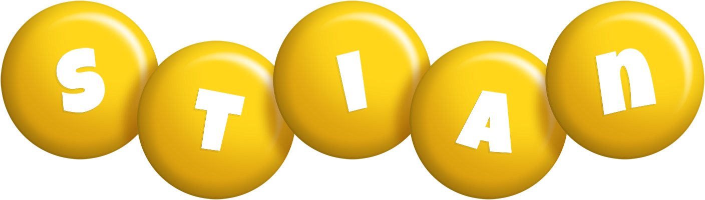 Stian candy-yellow logo