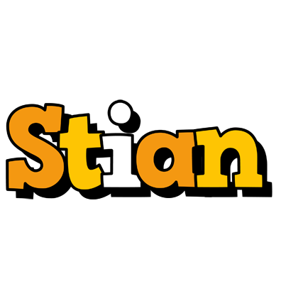 Stian cartoon logo