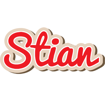 Stian chocolate logo