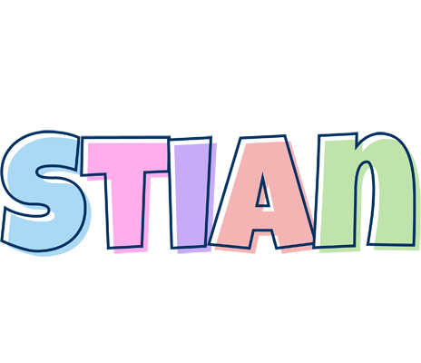 Stian pastel logo