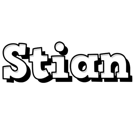 Stian snowing logo