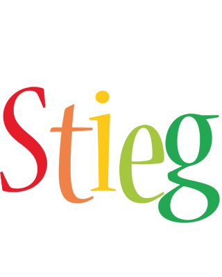 Stieg birthday logo