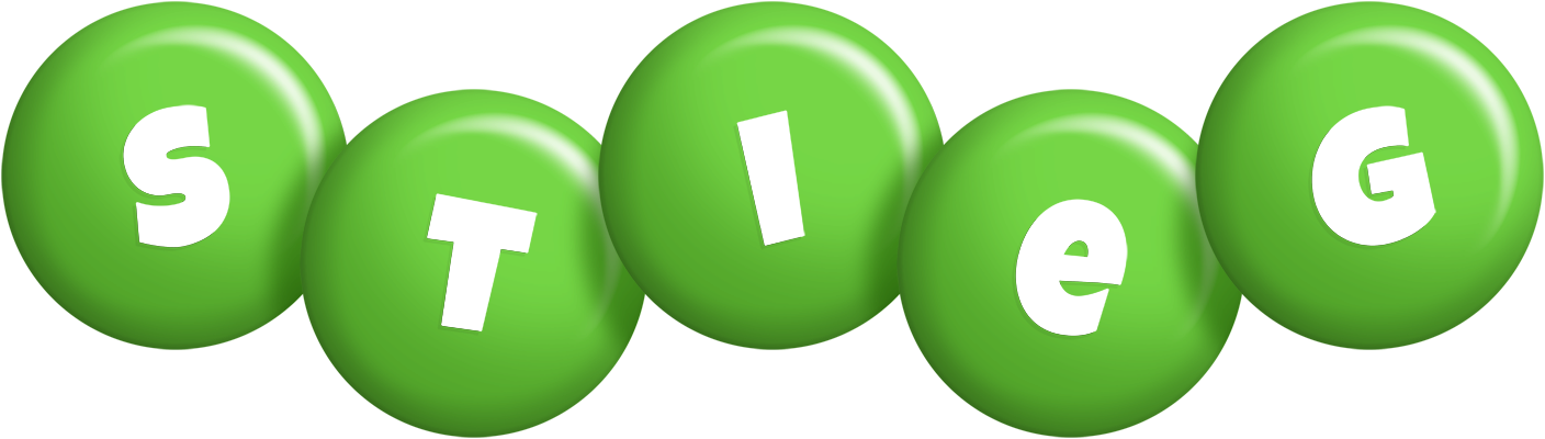 Stieg candy-green logo