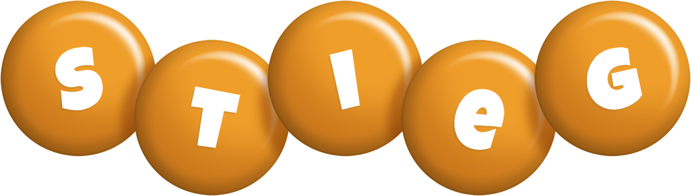 Stieg candy-orange logo