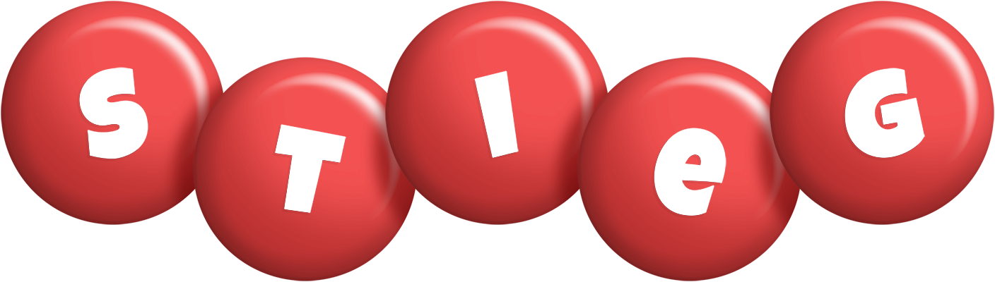 Stieg candy-red logo