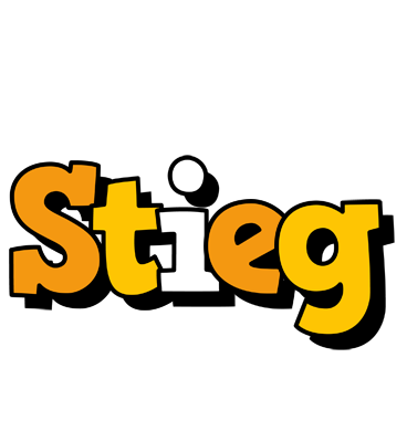 Stieg cartoon logo