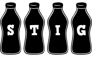 Stig bottle logo