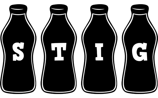 Stig bottle logo