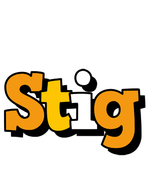 Stig cartoon logo