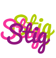 Stig flowers logo