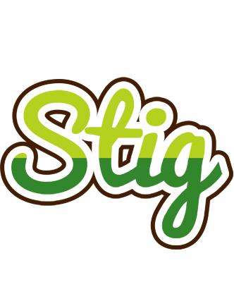 Stig golfing logo