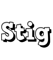 Stig snowing logo