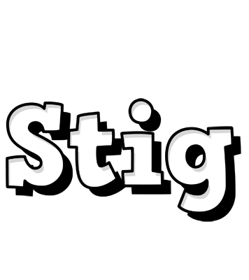 Stig snowing logo