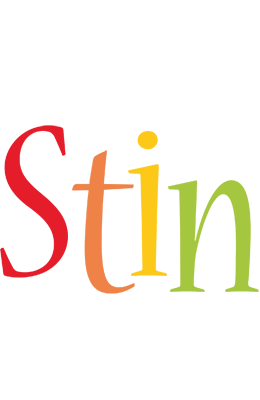 Stin birthday logo