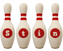 Stin bowling-pin logo