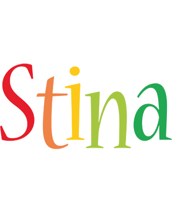 Stina birthday logo