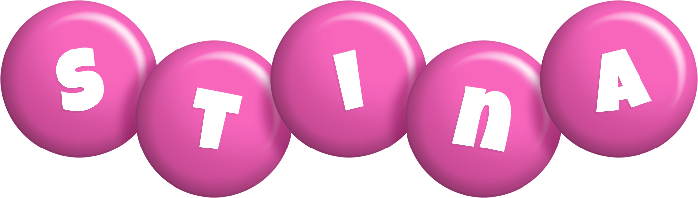 Stina candy-pink logo