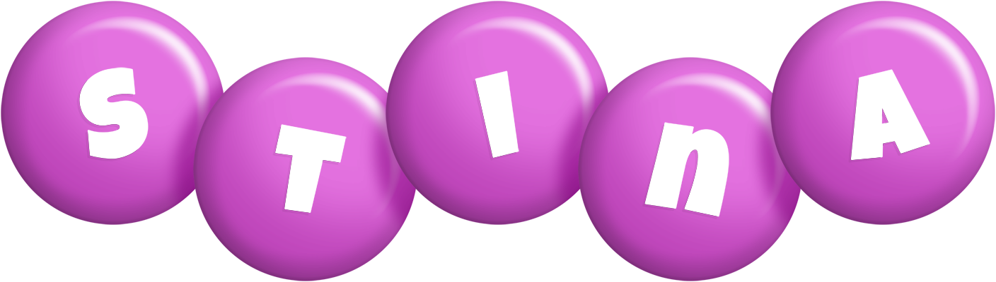 Stina candy-purple logo
