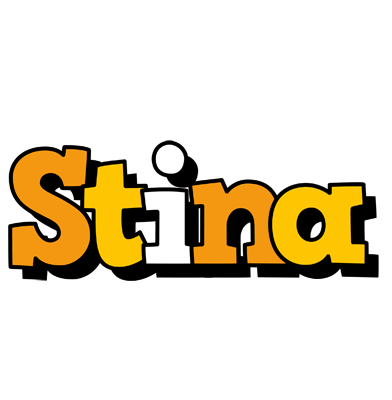 Stina cartoon logo