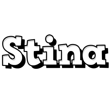 Stina snowing logo