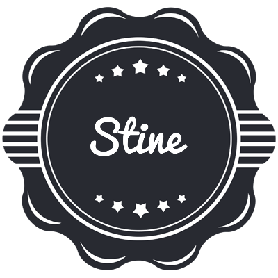 Stine badge logo