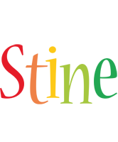 Stine birthday logo