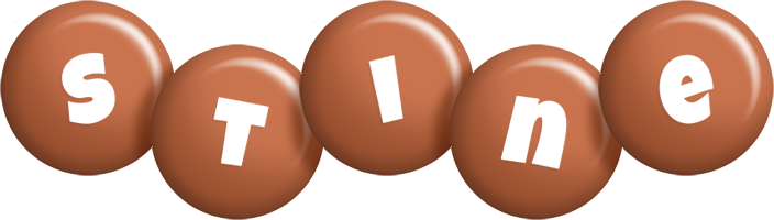 Stine candy-brown logo